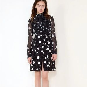 CARVEN pre fall 2017 floral dress in size 40
